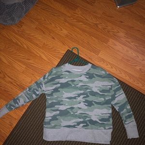 Camo sweater